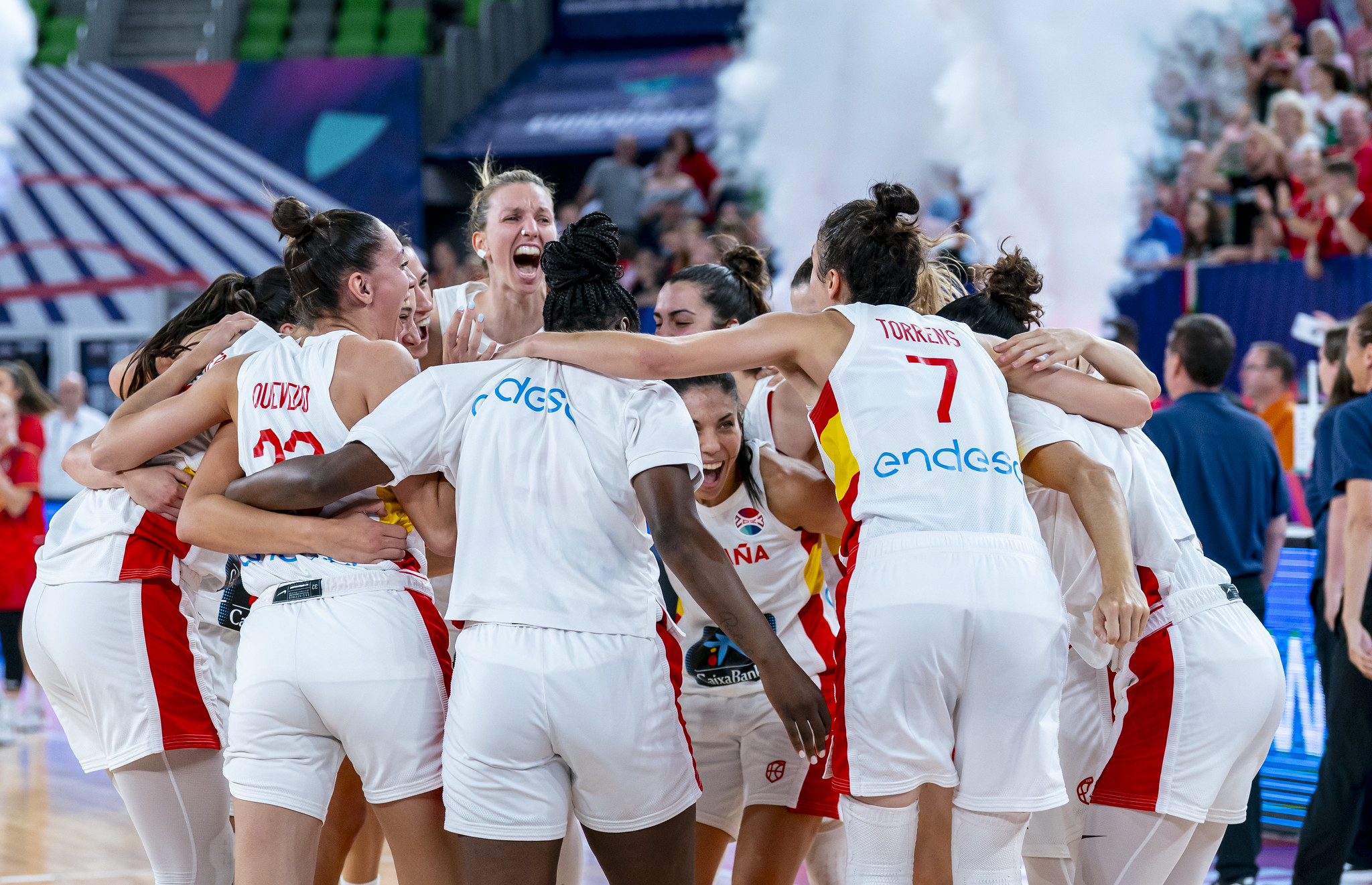 Equipo femenino de baloncesto