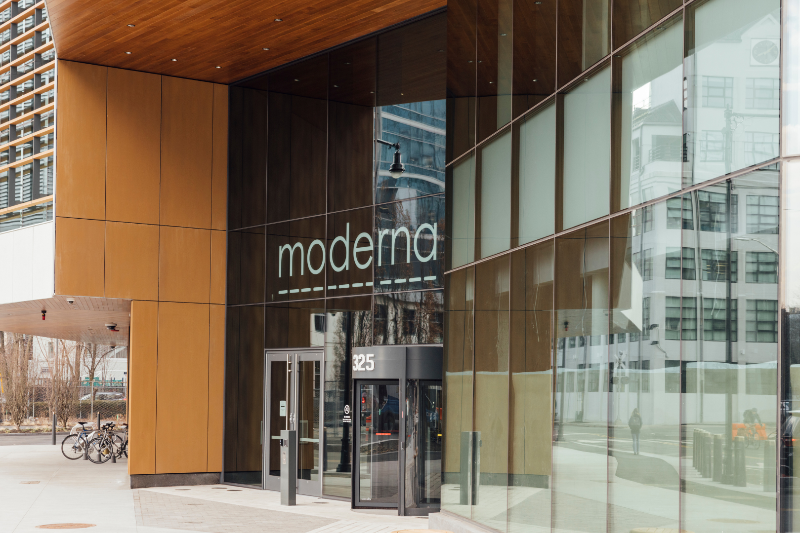 Moderna headquarters entrance