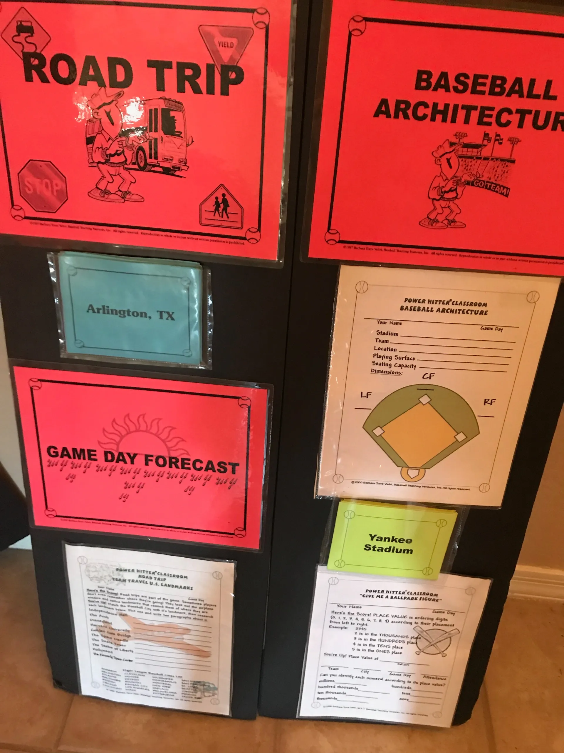 Baseball Classroom Curriculum - Teacher Program with Tote Bag