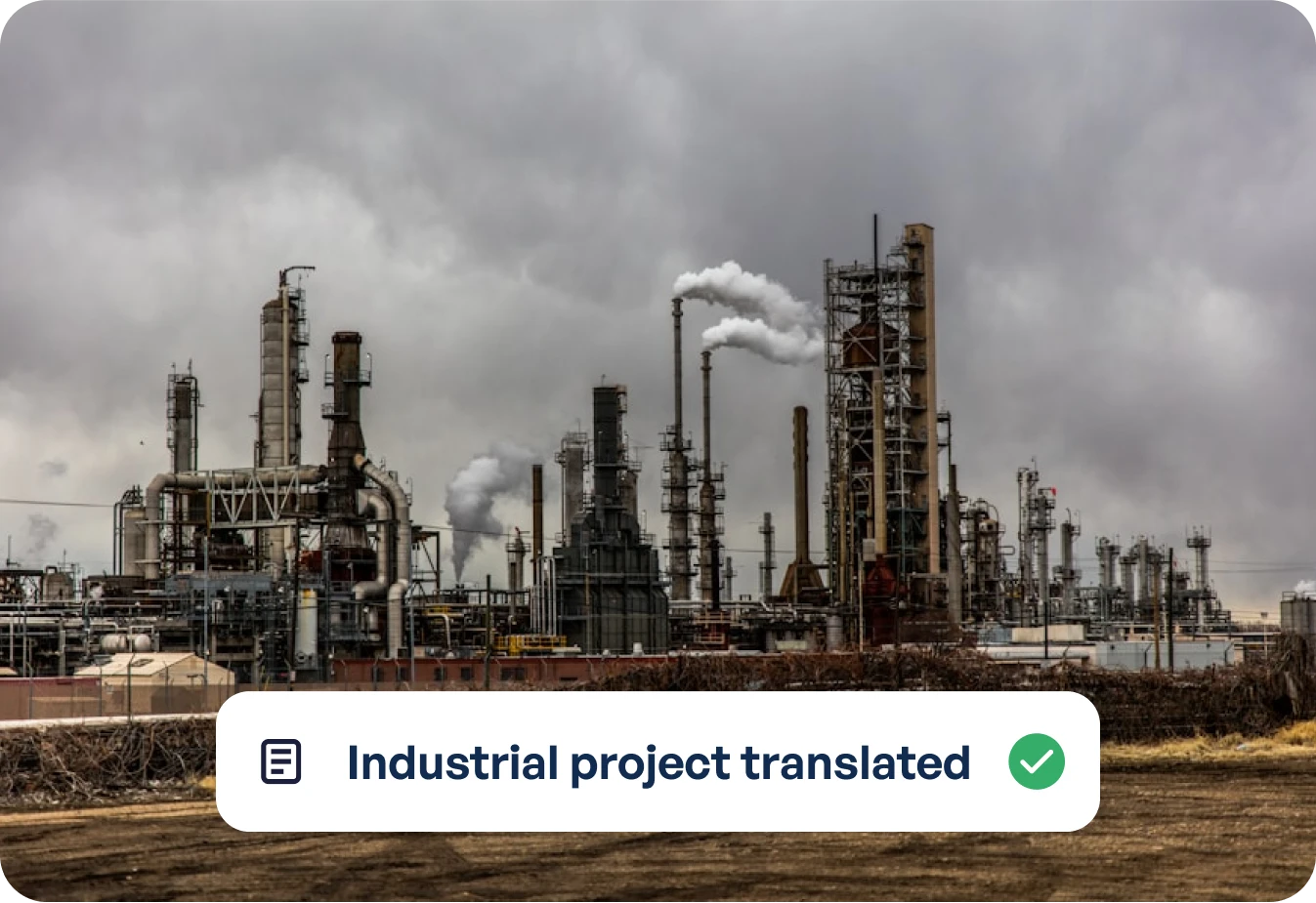 Industrial translation services we offer