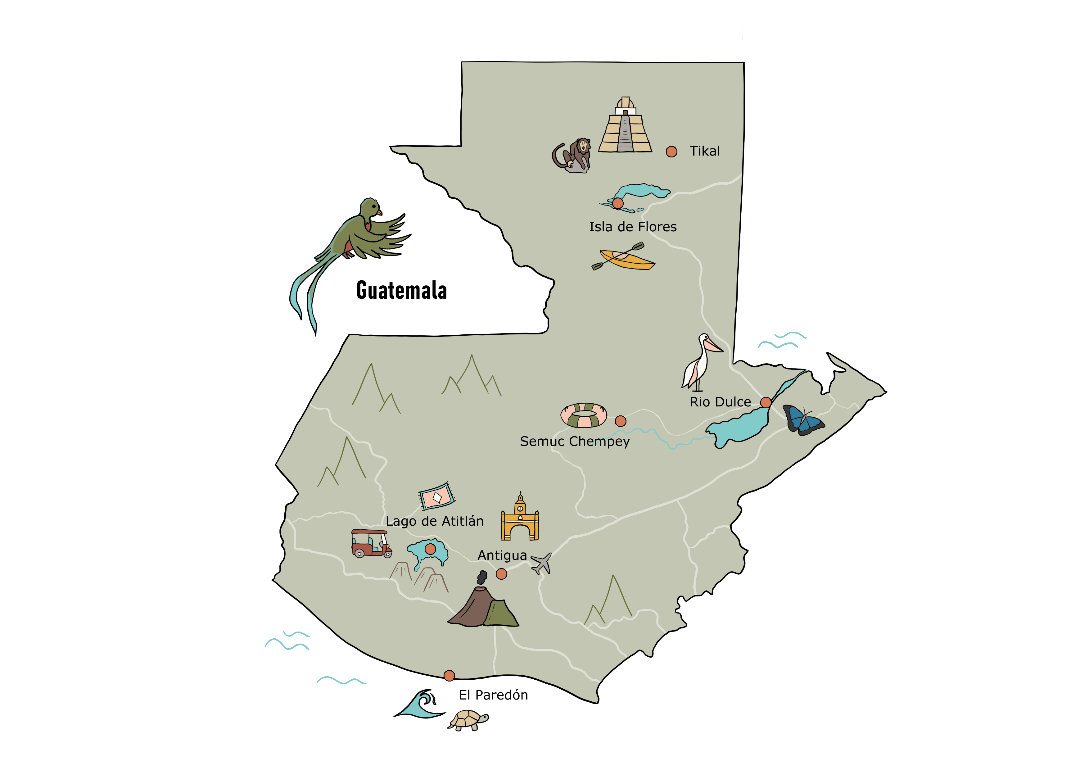 Midden_Amerika_Guatemala_map