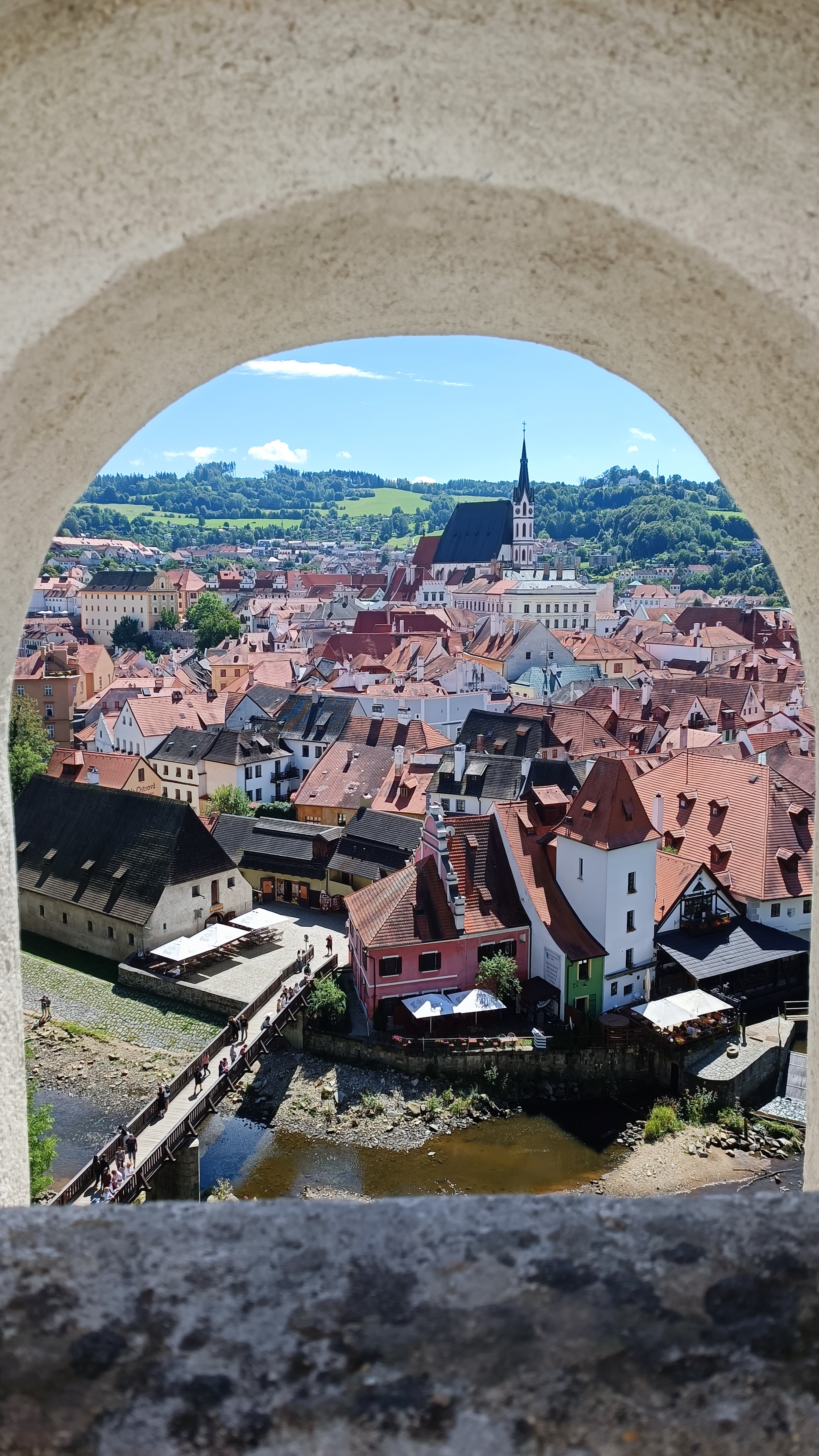 Europa_Tsjechie_Cesky Krumlov_Uitzicht