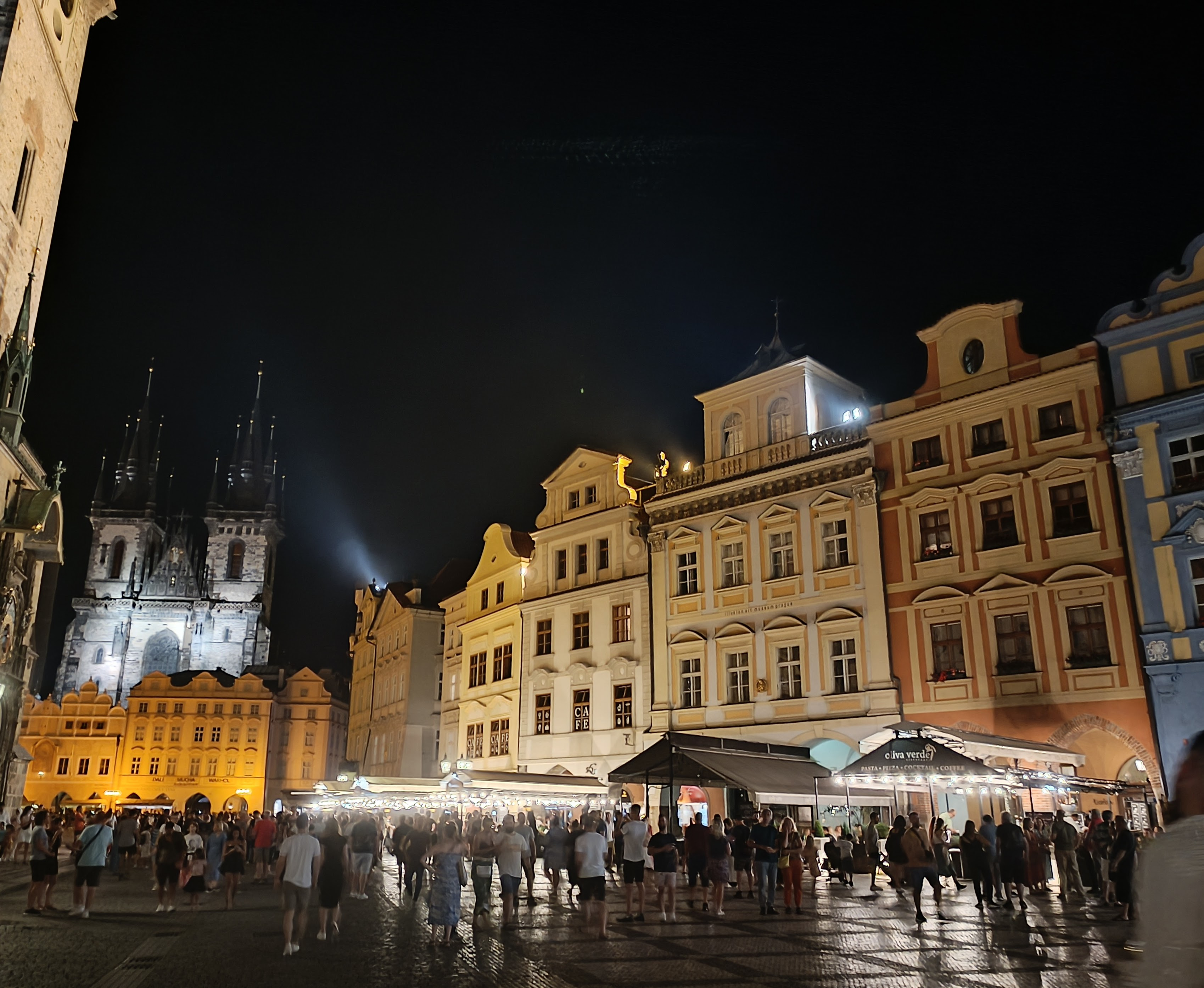 Praag_plein_nacht