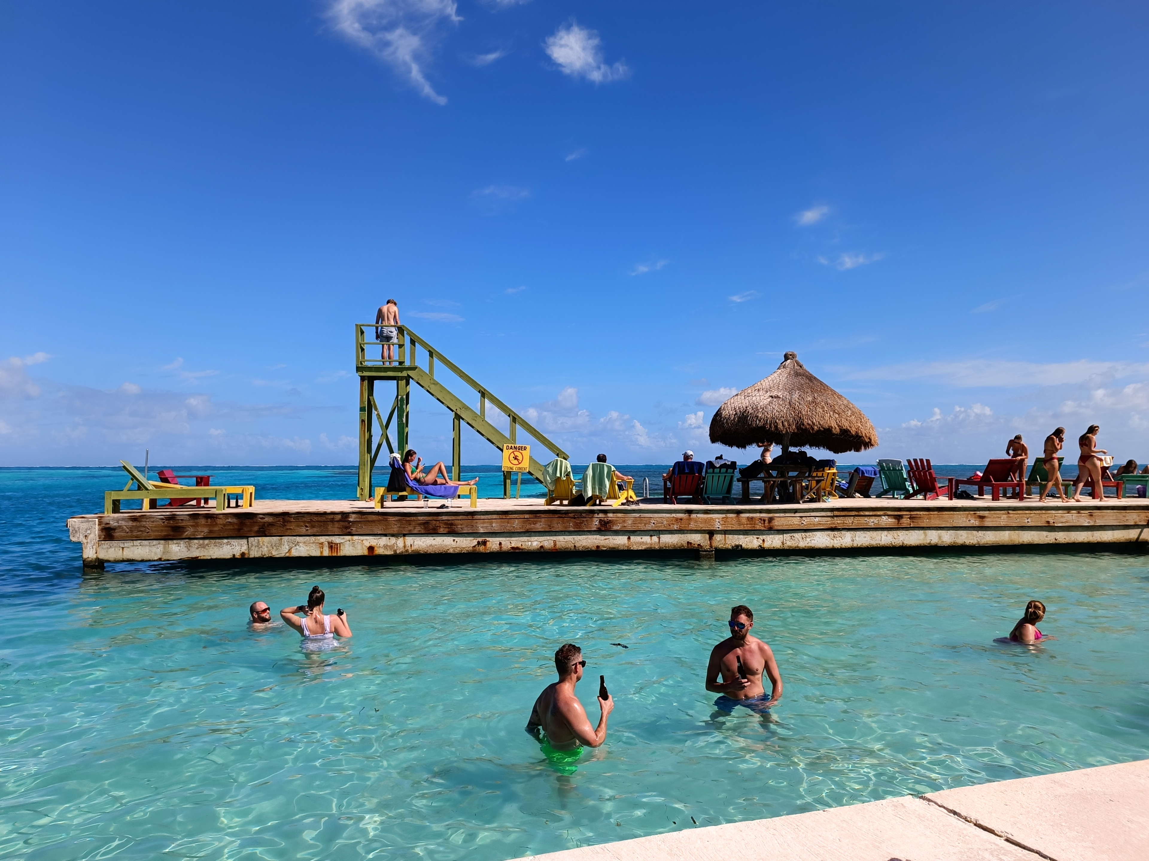 Midden Amerika_Caye Caulker_te split