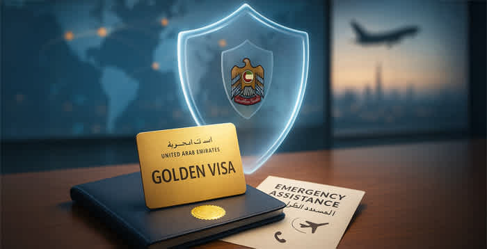 UAE Extends Diplomatic Shield to Golden Visa Holders in Global Emergencies