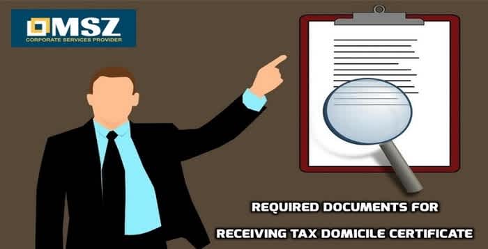 Tax Residency Certificate