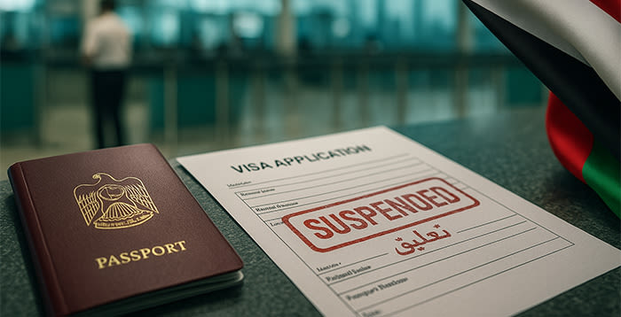 UAE Suspends Tourist and Work Visa Applications for Nine Countries