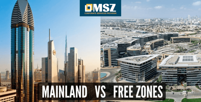 Difference between Free Zone and Mainland