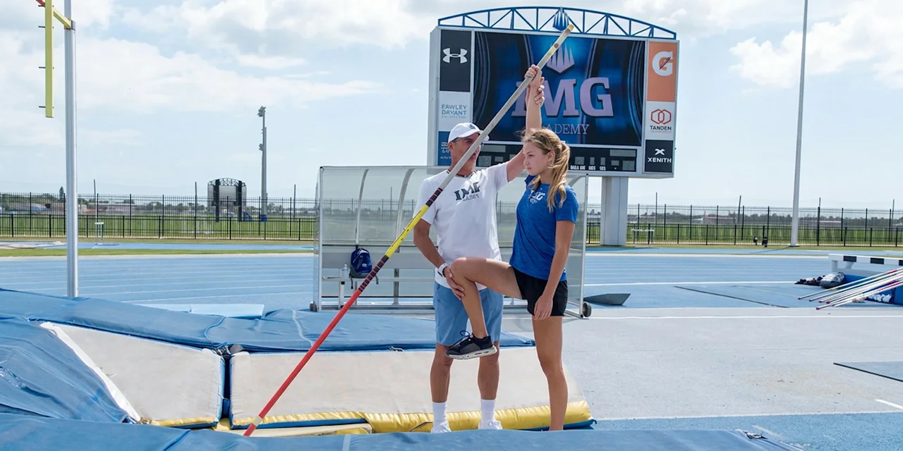 Pole Vault Drill: Take Off Tall and High
