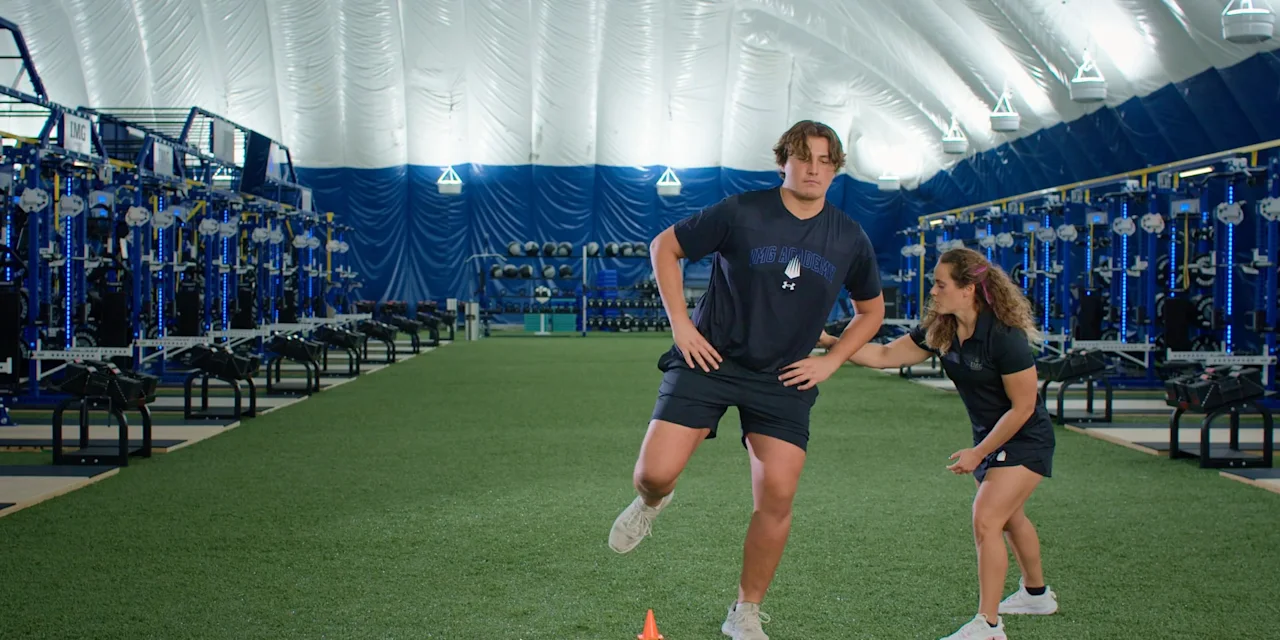 ACL Exercise: Single-Leg Hop Over an Object
