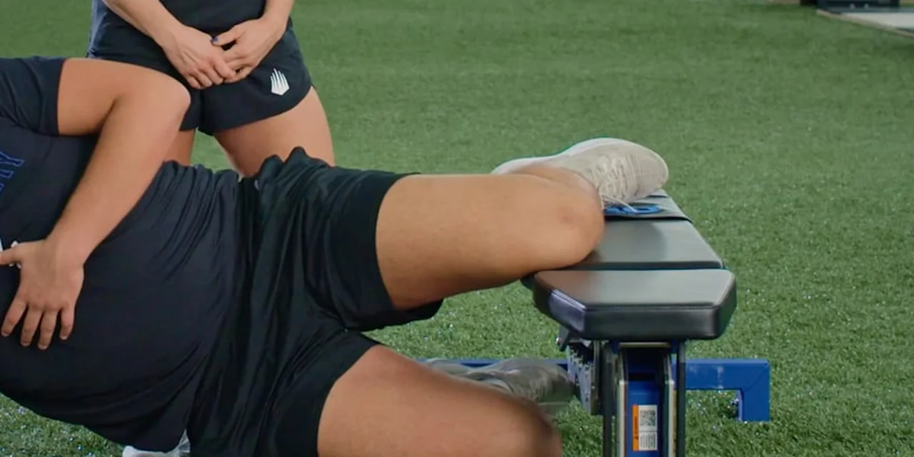 Groin Exercise: Modified Copenhagen Plank