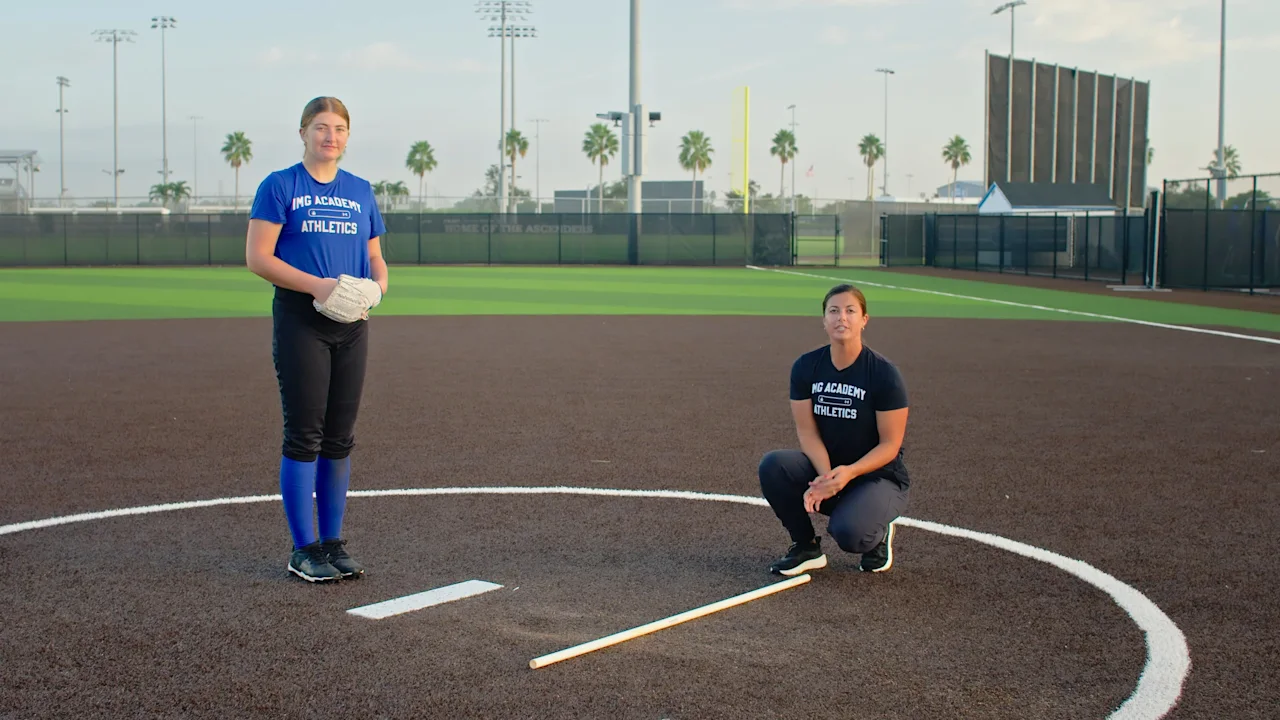 Softball Drill for Pitchers: PVC Leg Drive