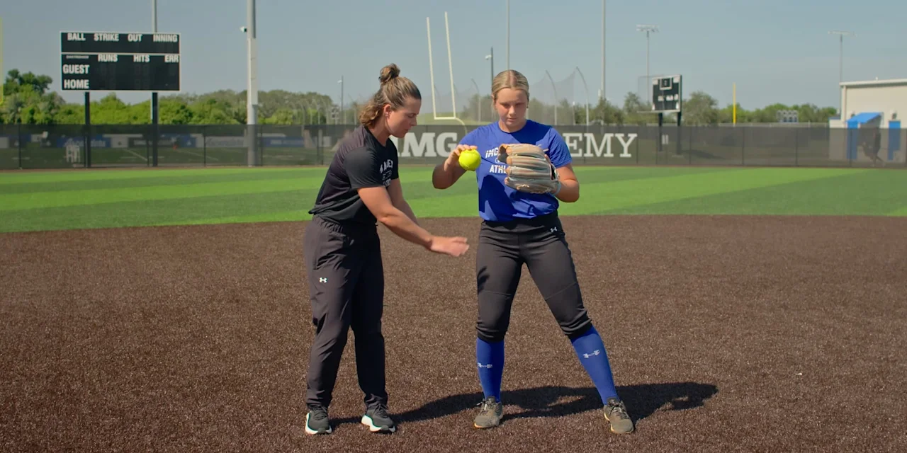 Softball Throwing Drill: Thumb-to-Thumb