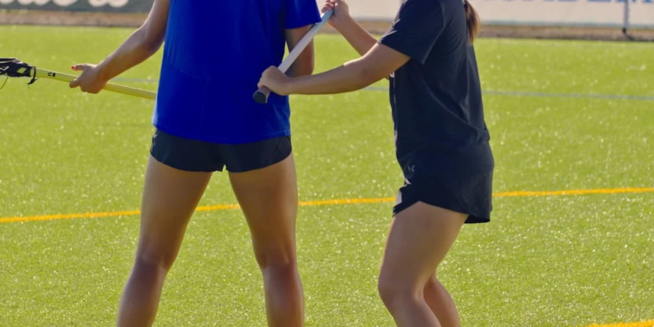 Lacrosse Attack Drill: Post-Up Dodging