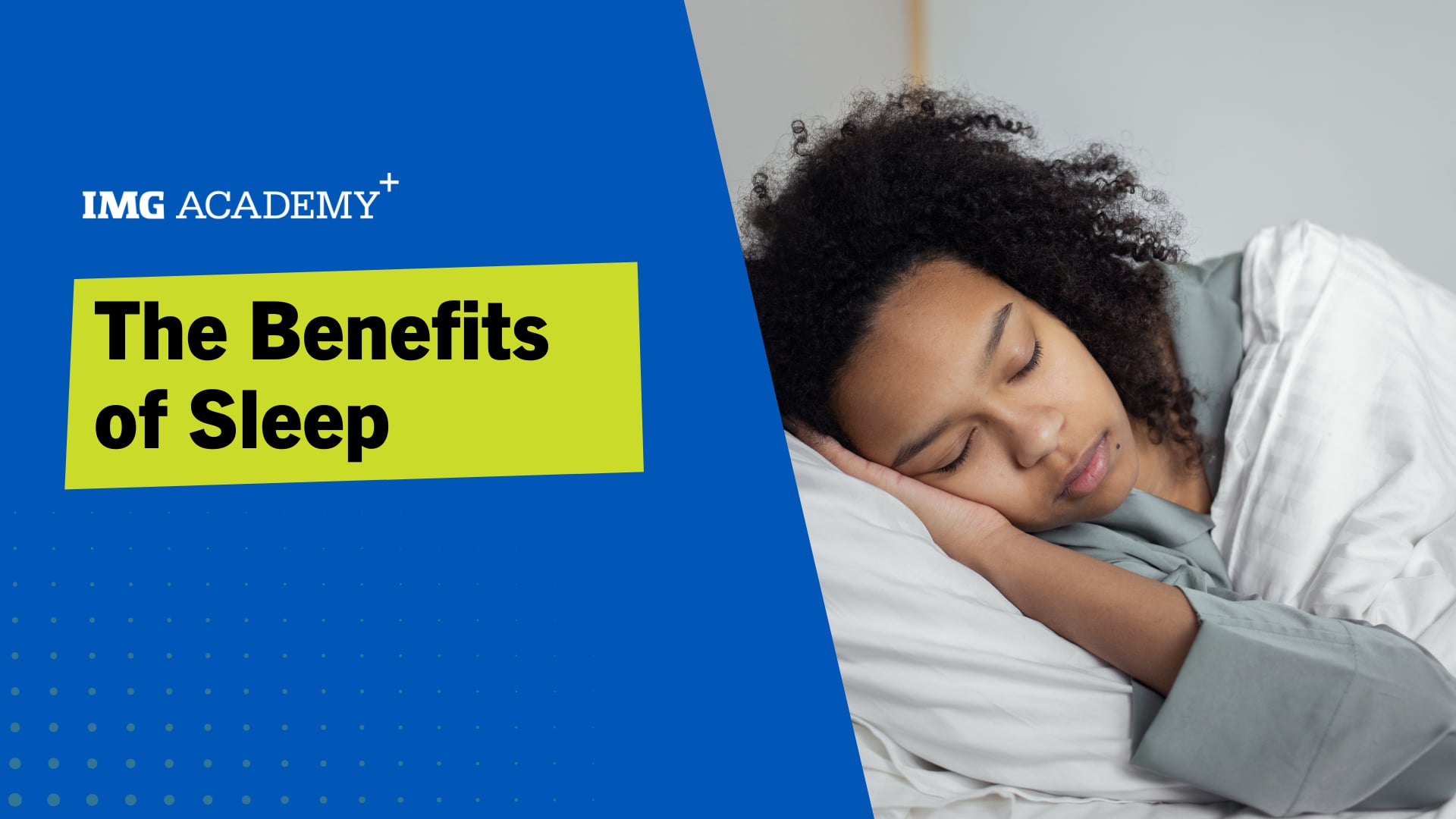 image for The Benefits of Sleep
