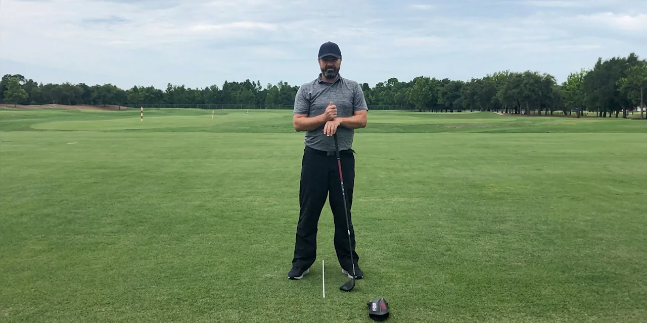 Positive Angle of Attack: Golf Driver Drill