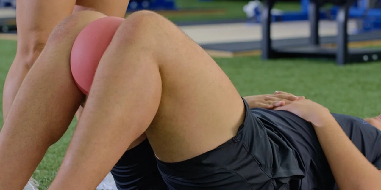Groin Exercise: Adductor Squeeze With Pelvic Tilt
