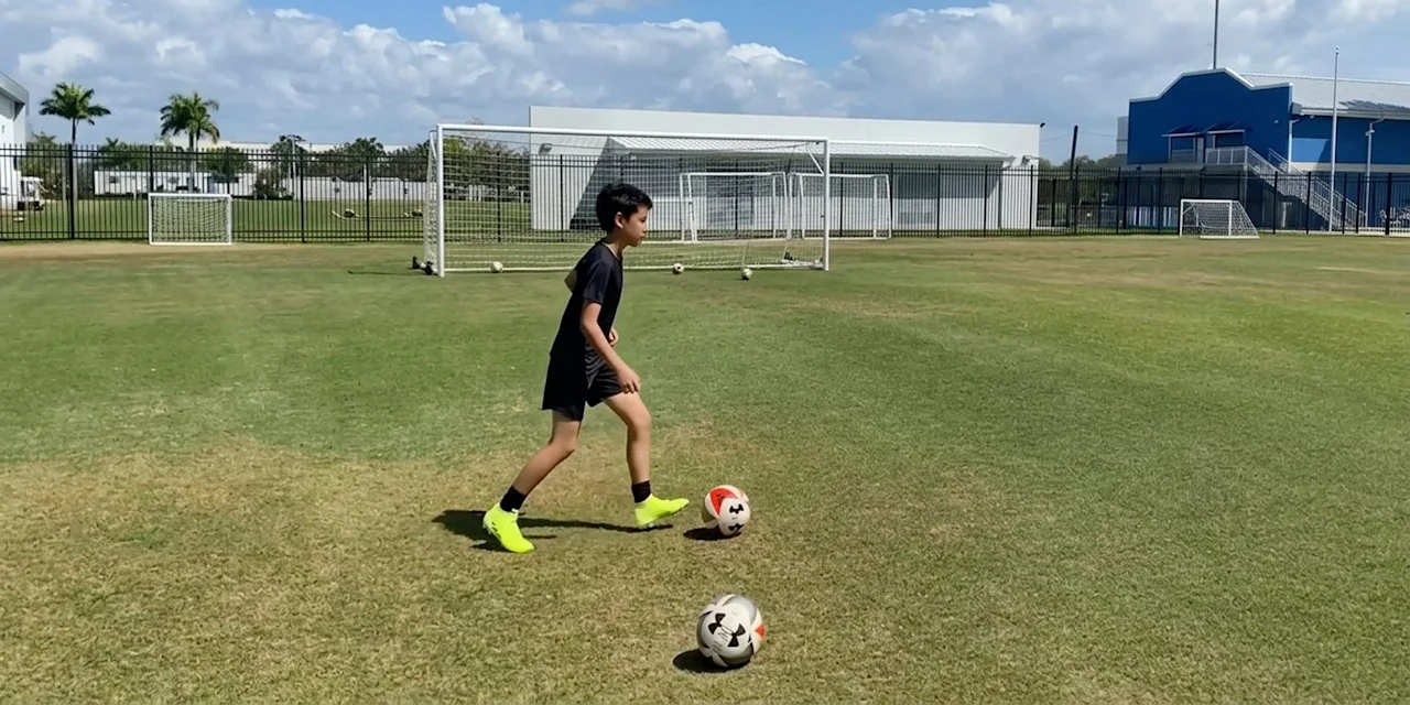 Far-Post Shooting Soccer Drill: Cross-Goal Finish