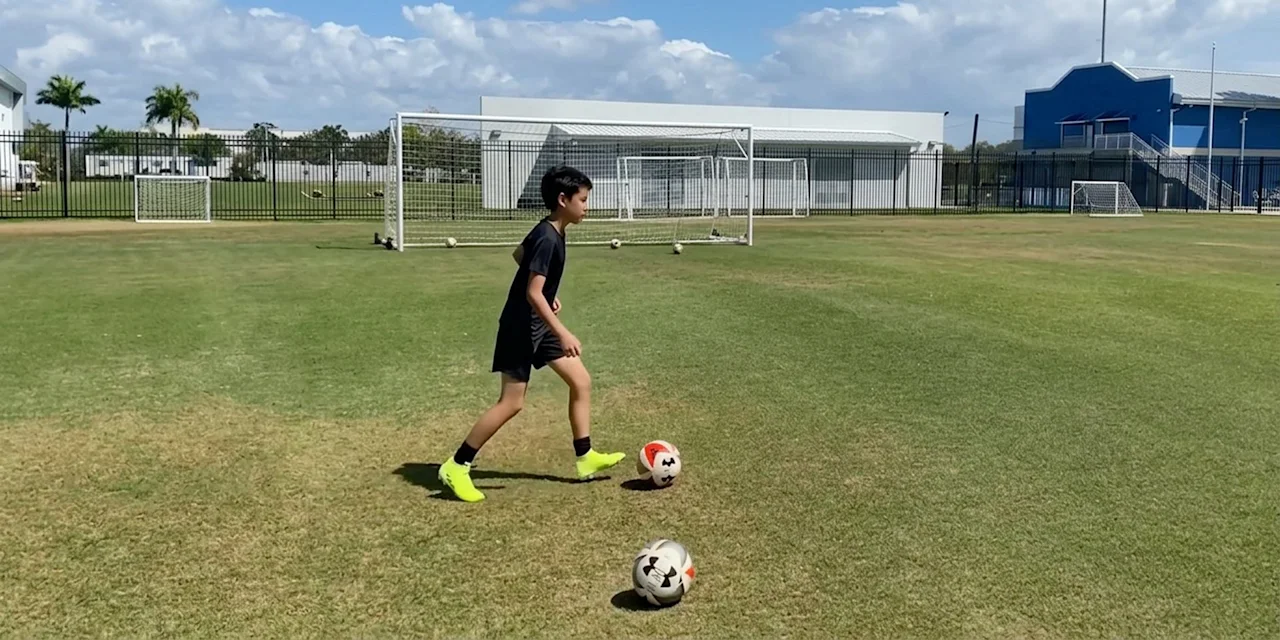 Far-Post Shooting Soccer Drill: Cross-Goal Finish