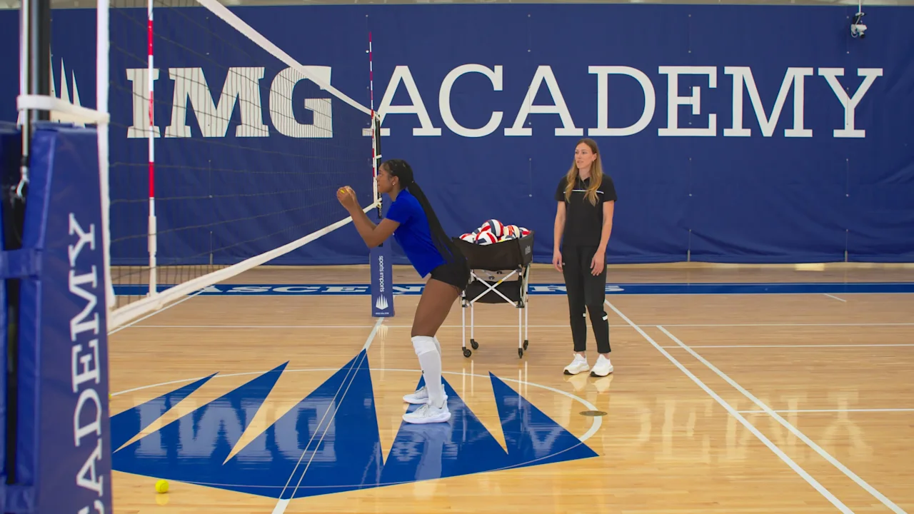 Volleyball Blocking Drill: Blocking on the Net