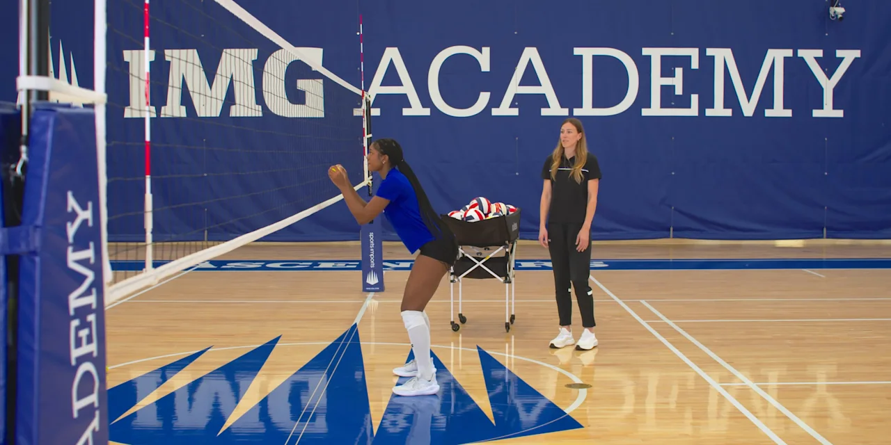 Volleyball Blocking Drill: Blocking on the Net