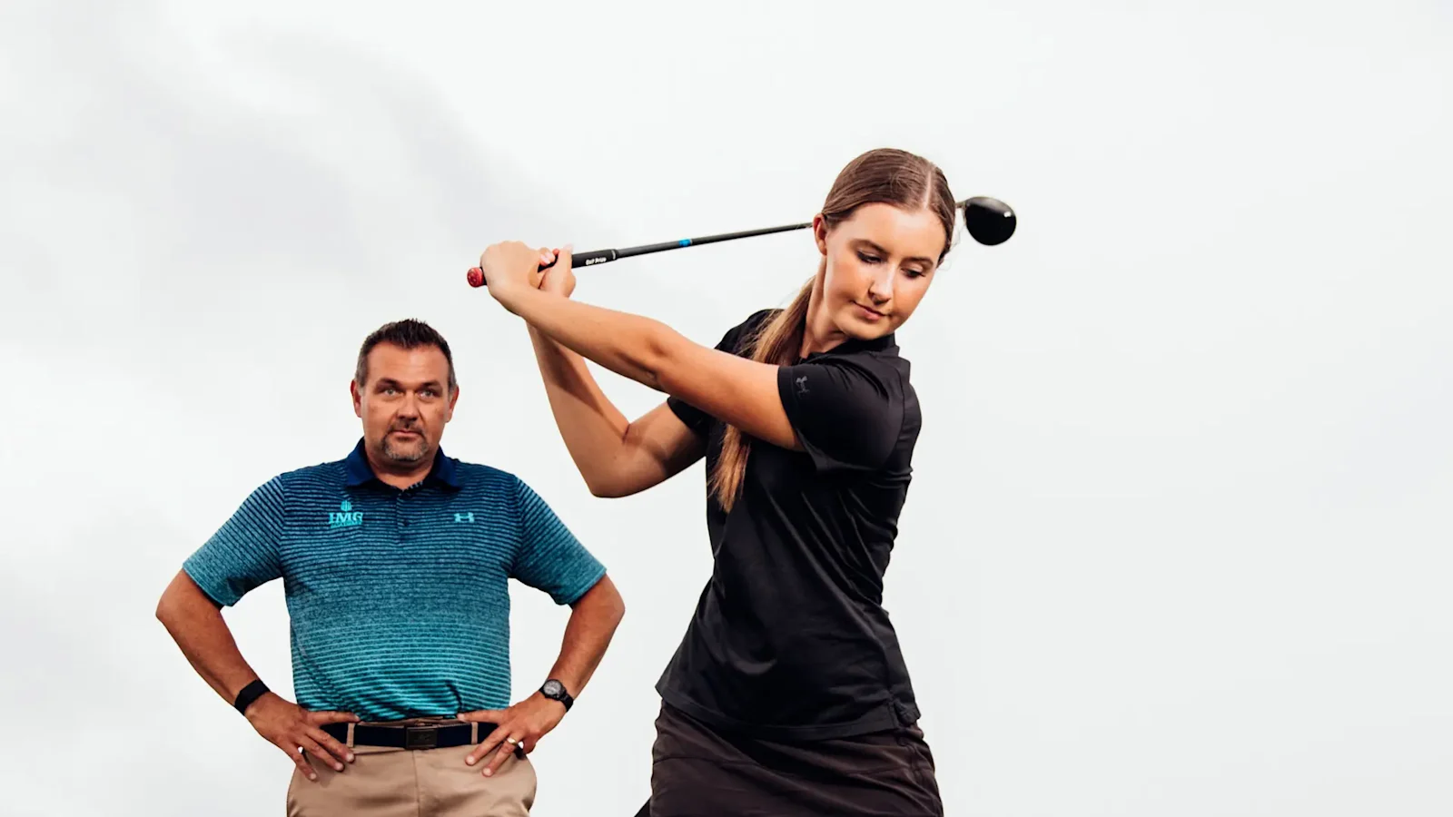 Golf campers training at IMG Academy in Bradenton, Florida