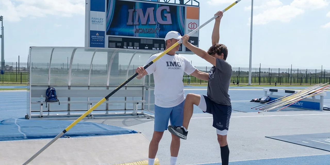 Pole Vault Drill: Driving the Chest Forward