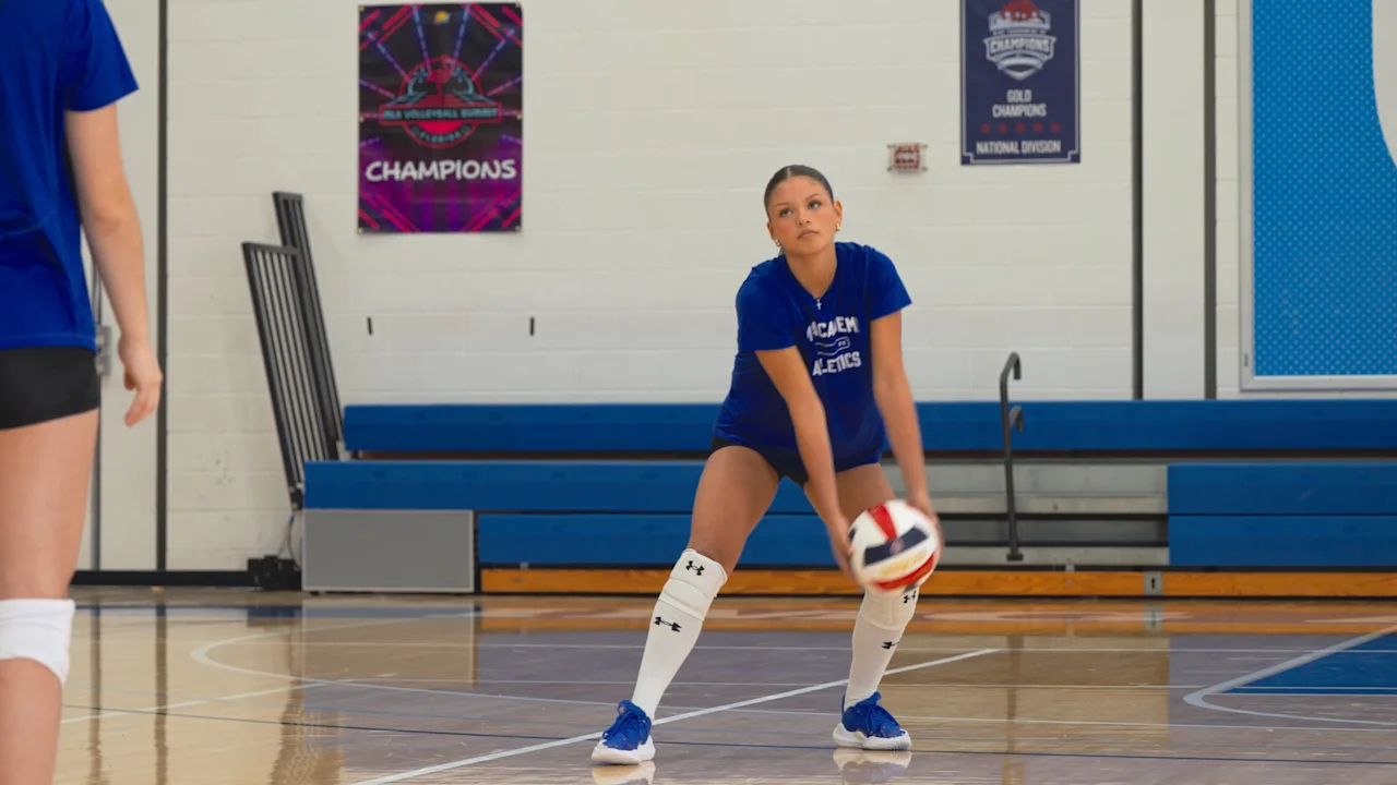 Volleyball Passing Drill: Outside the Hip