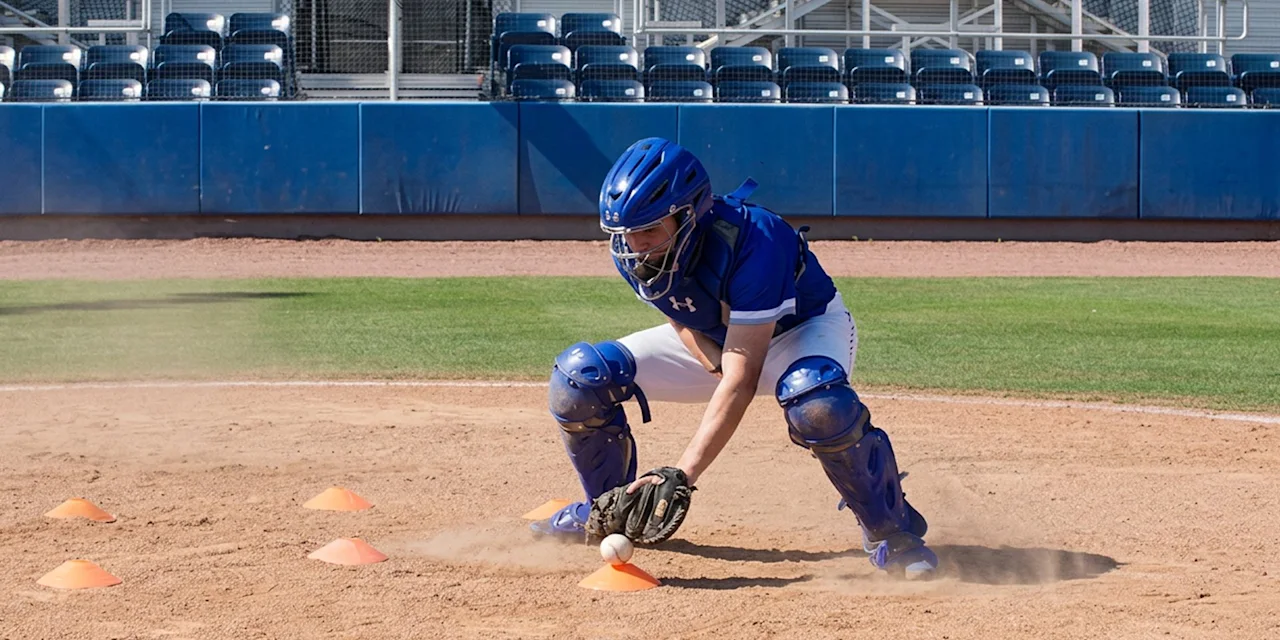 Baseball Catching Drill: Nine-Cone Dry Blocking