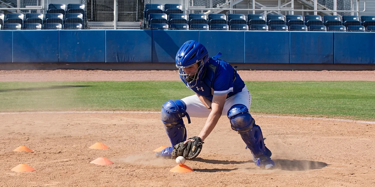 Baseball Catching Drill: Nine-Cone Dry Blocking