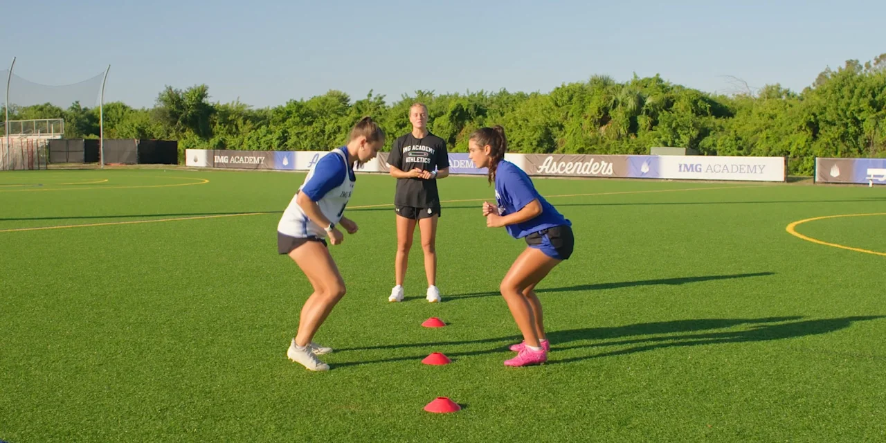 Lacrosse Defense Drill: Mirror