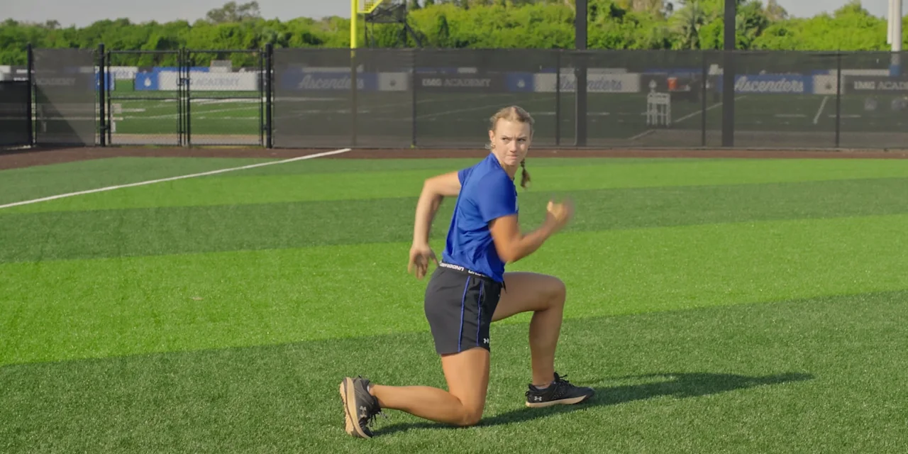 Softball Outfield Drill: Arms Pumping