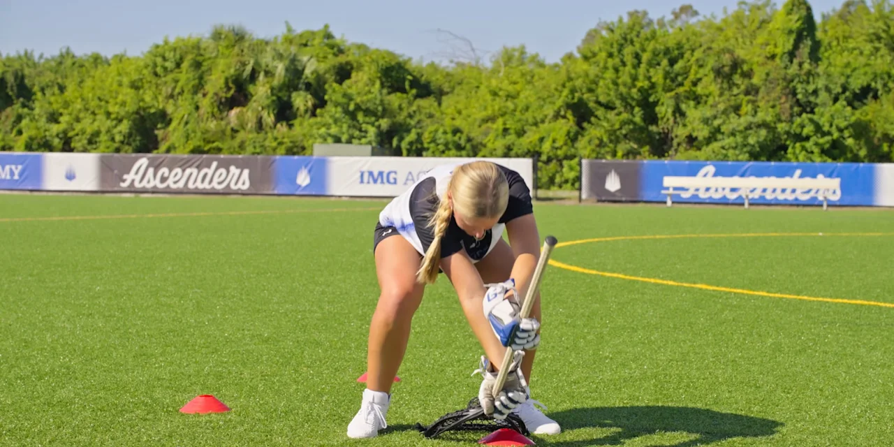 Lacrosse Goalie Drill: Zigzag