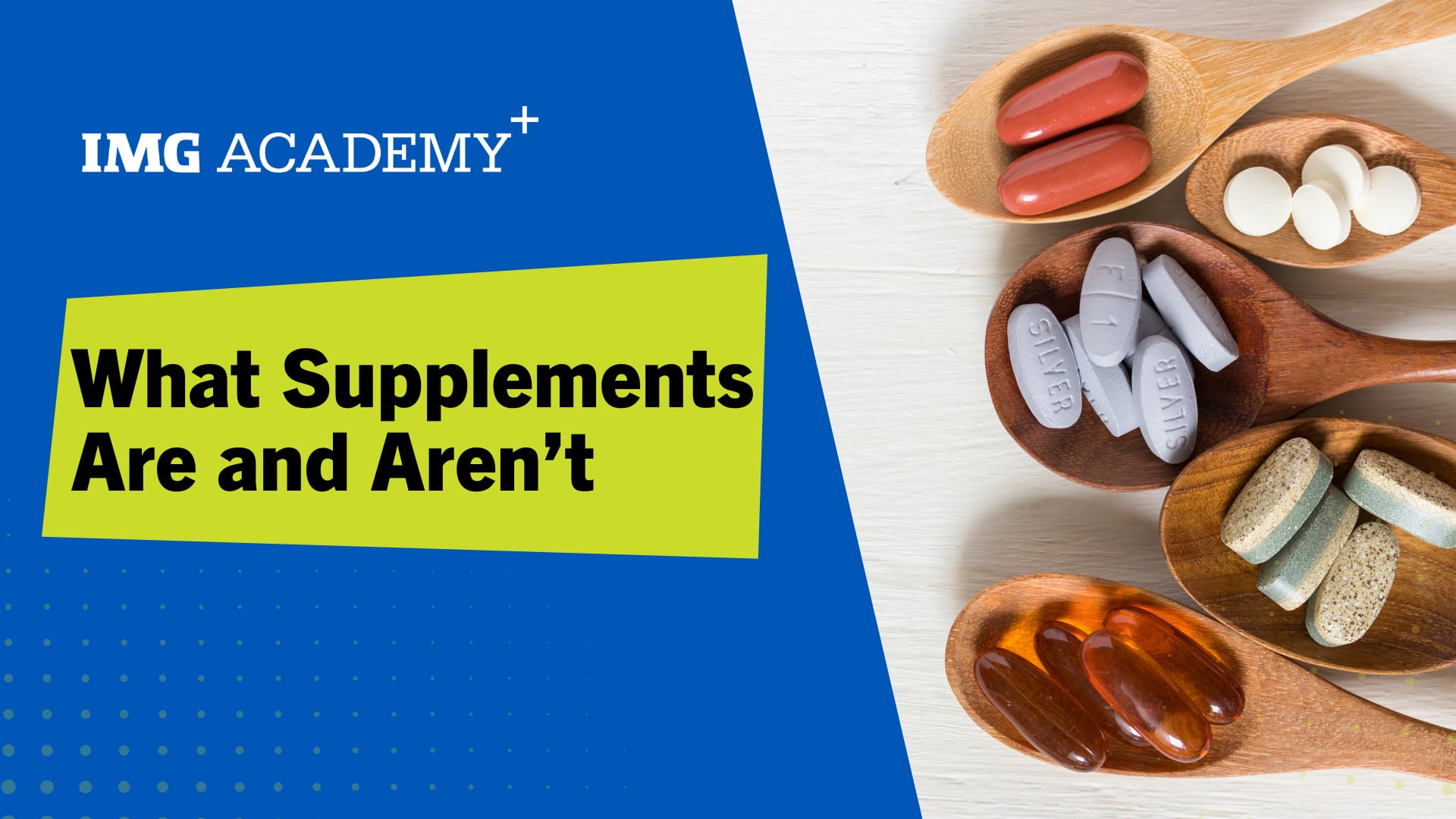 image for What Supplements Are and Aren't