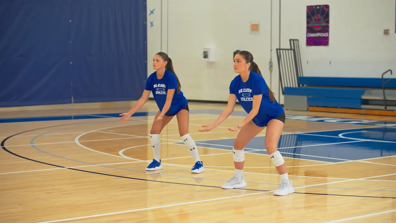 Volleyball Passing Drill: One Sided Butterfly