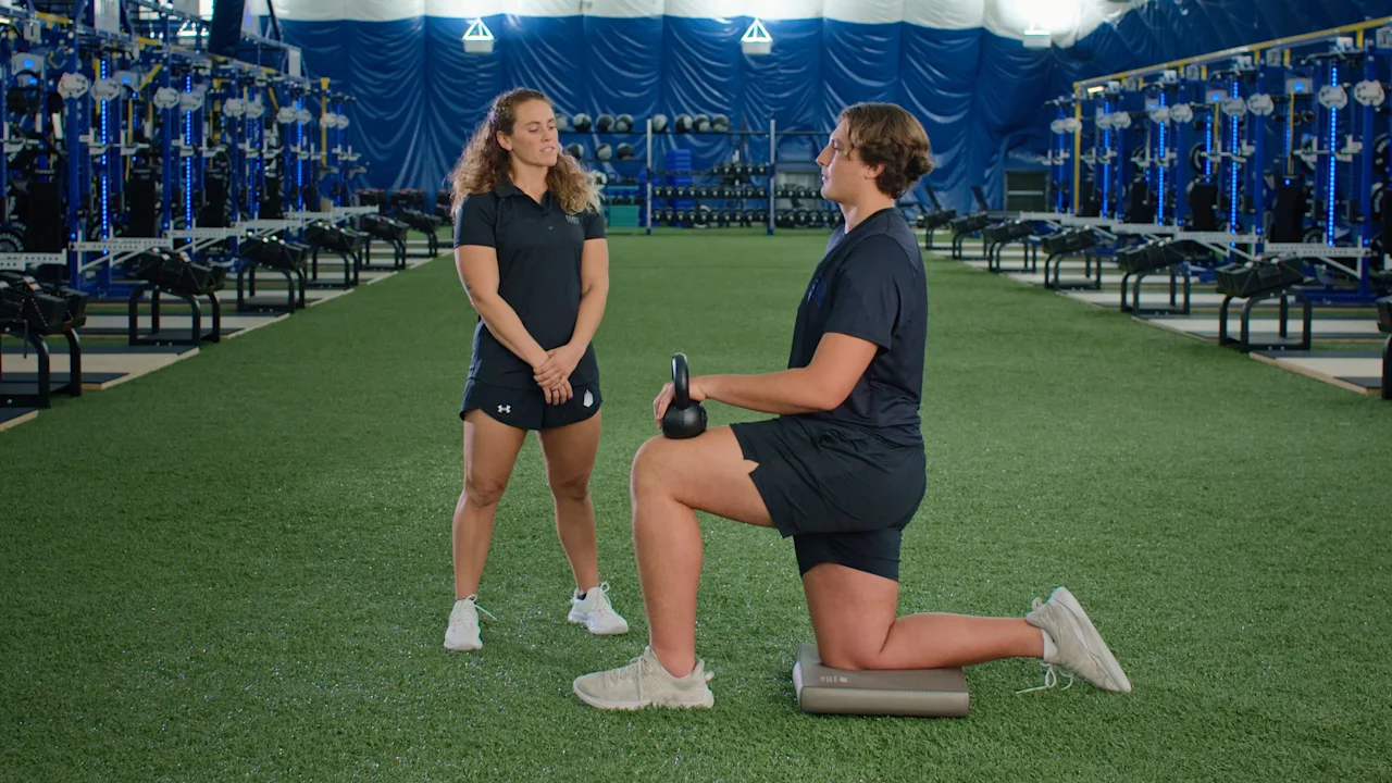 Ankle Strength: Kettlebell Ankle Shifts