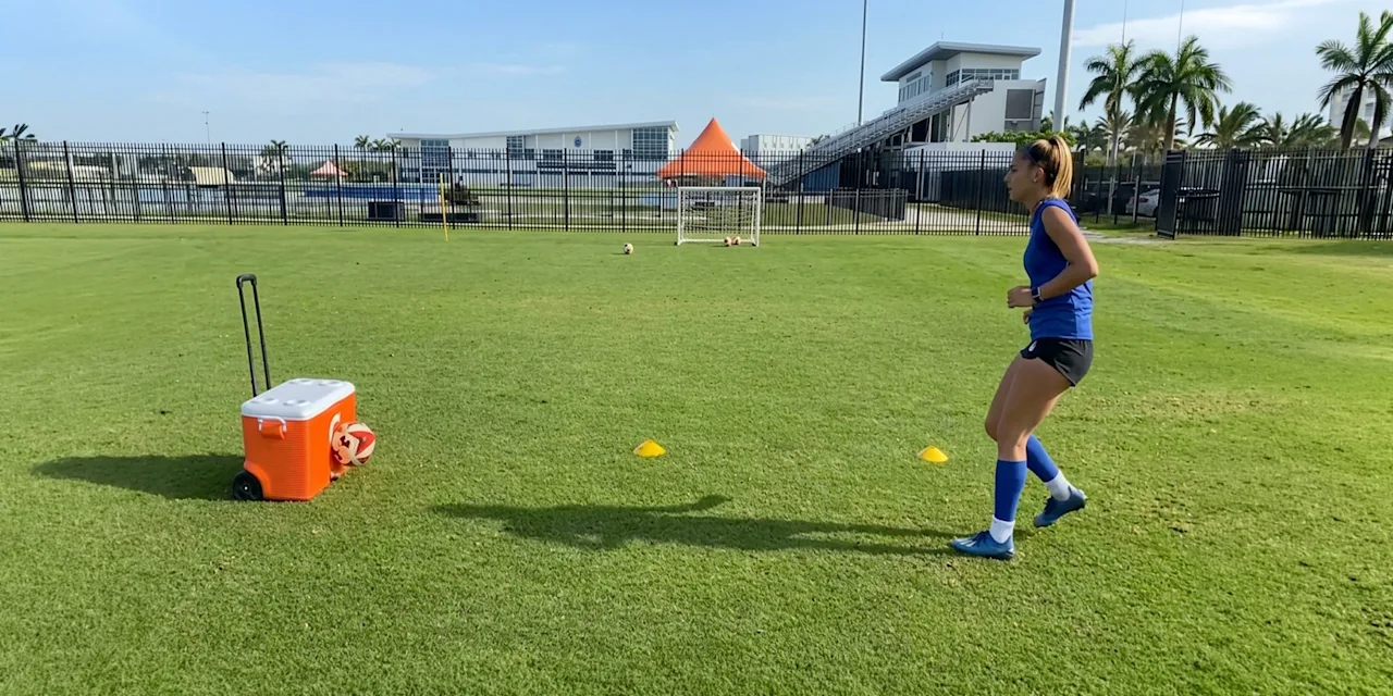 Soccer Finishing Drill: Solo Wall Work to Shoot