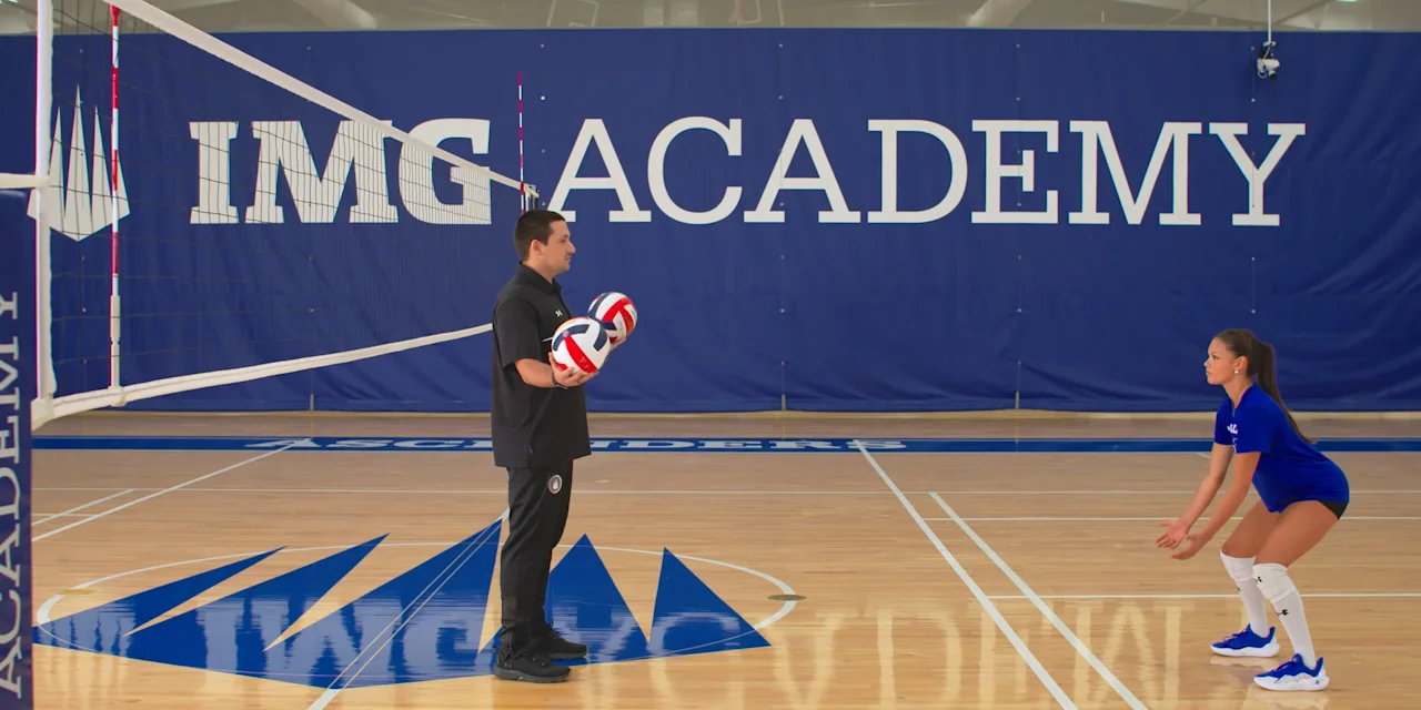 Volleyball Defense Drill: Partner Pursuit