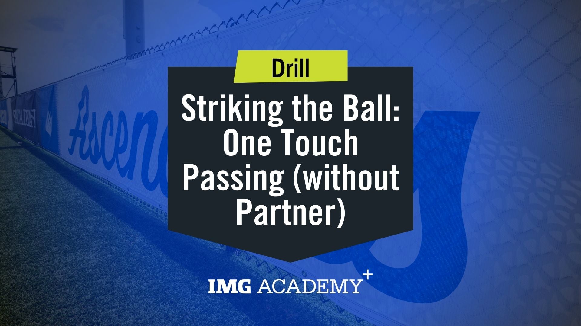 image for One Touch Passing (without Partner)