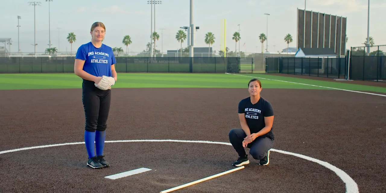 Softball Pitching Drill: PVC Leg Drive