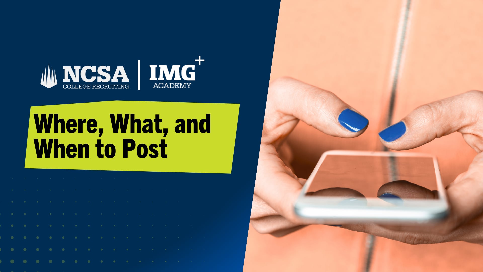 image for Where, What, and When to Post