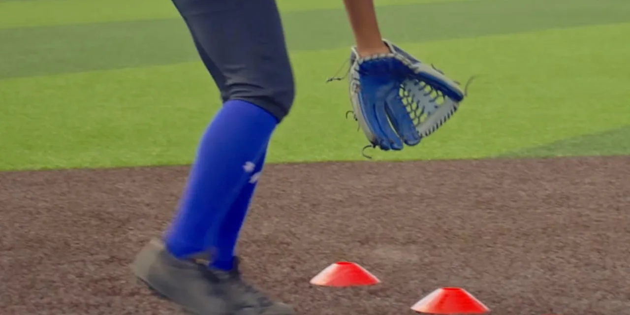 Softball Fielding Drill: Crossover