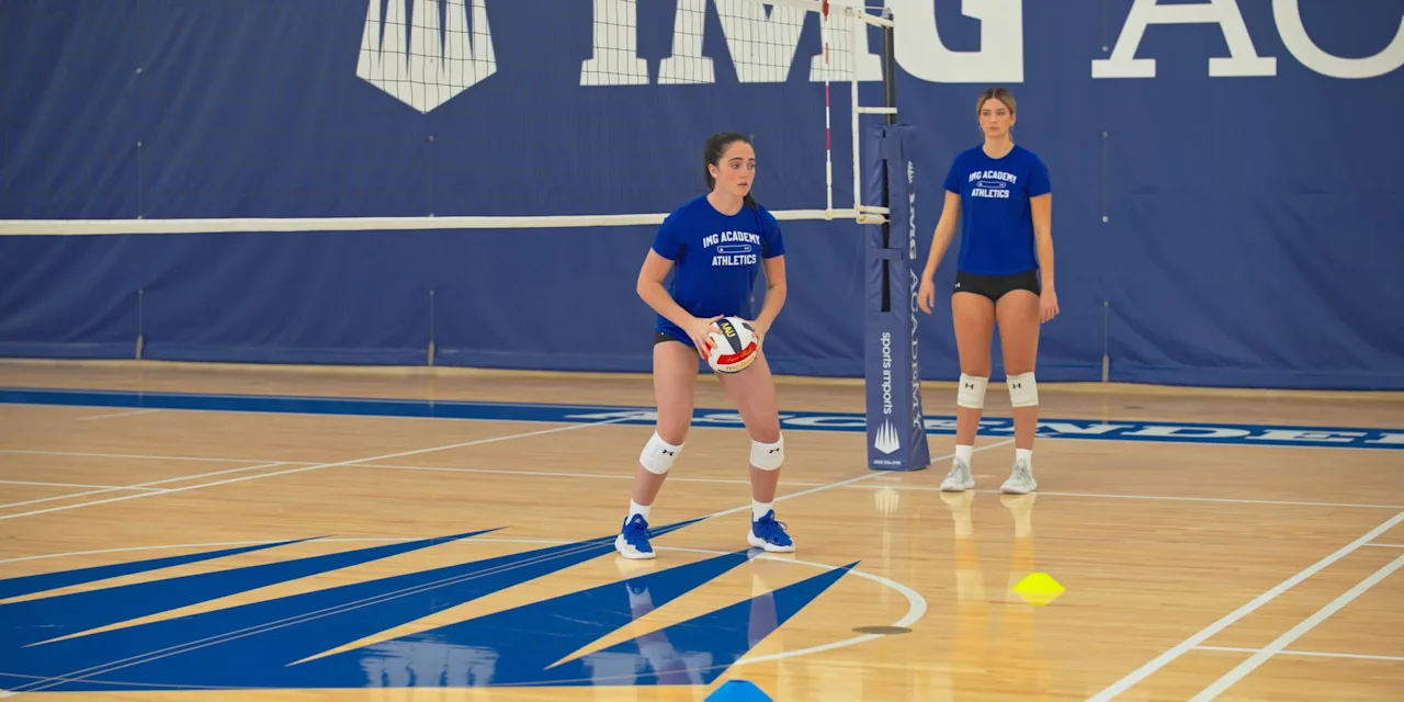 Volleyball Setting Drill: Cone Progression