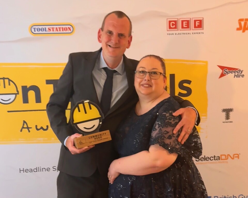 John Eaton - winner of the On the Tools Community Hero Award 2024