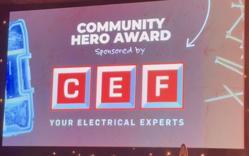 Community Hero Award sponsored by CEF