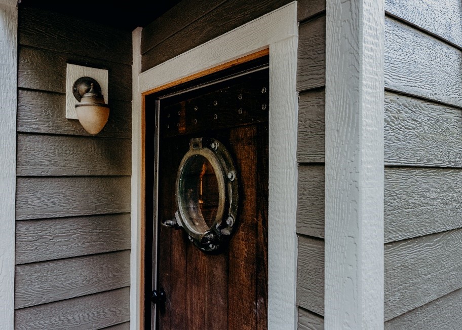 Siding on house