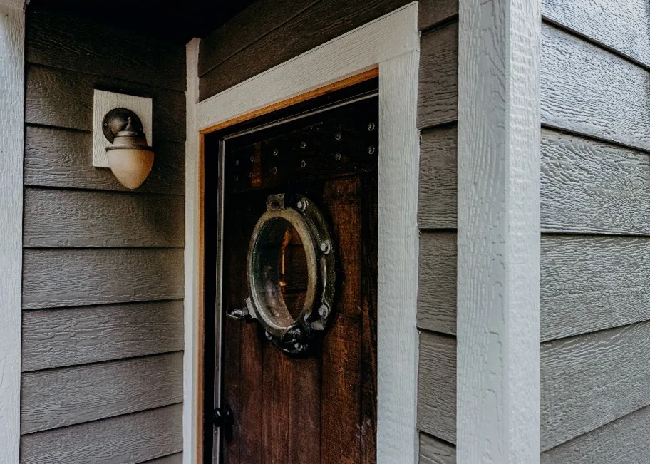 Siding on house