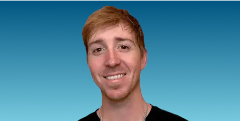 Chance looking at the camera and smiling