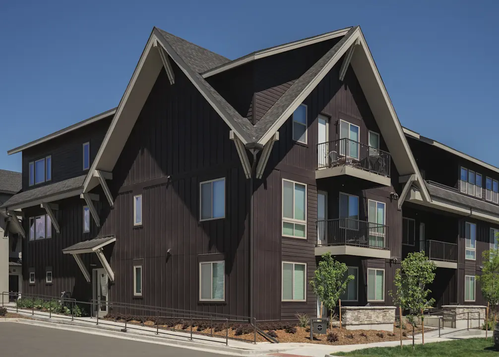 Multifamily property with LP siding