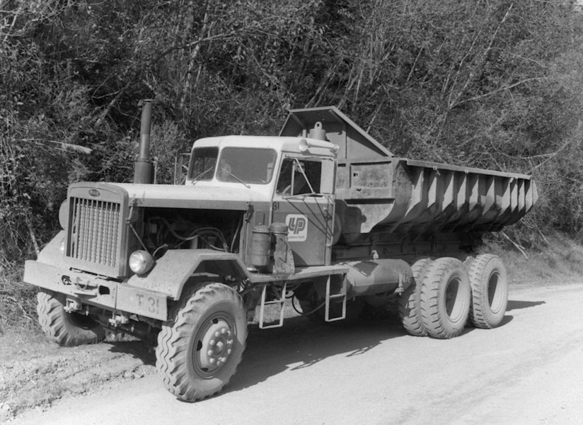 image of old mill truck